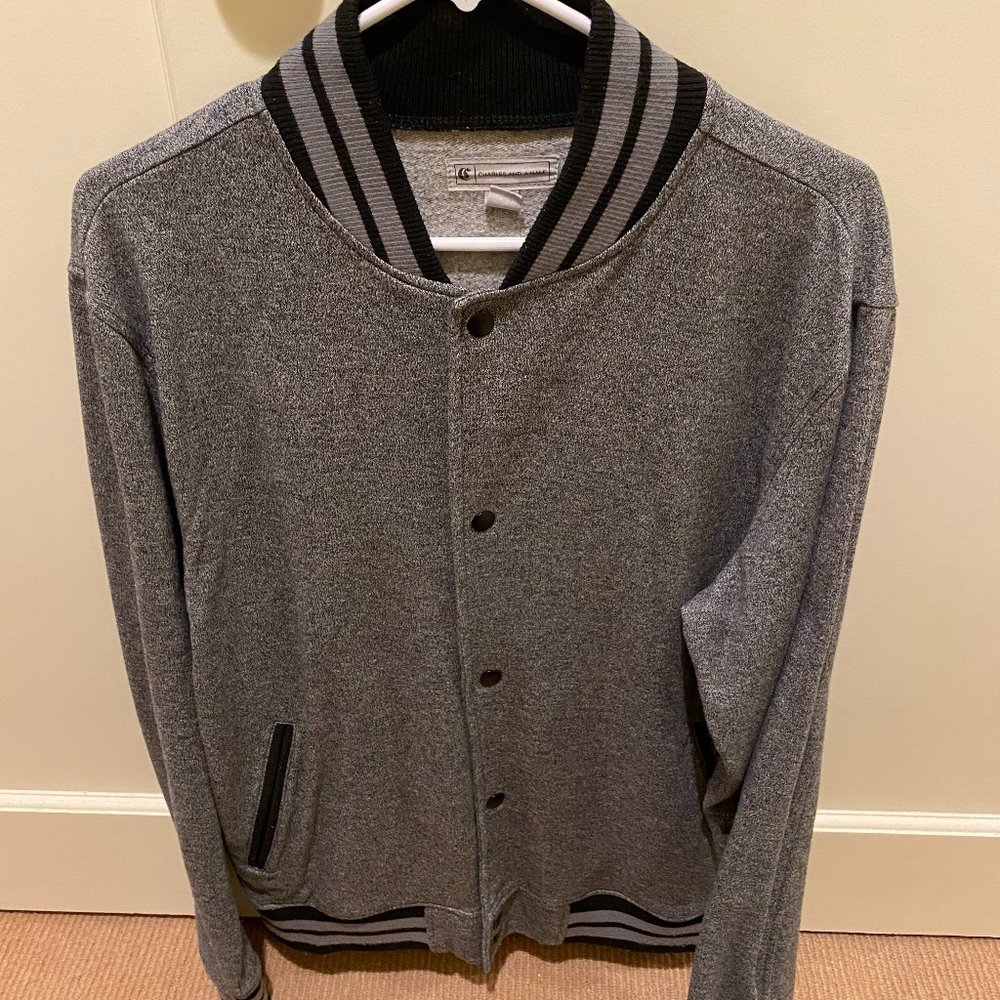 Charles and a Half - Grey Bomber Jacket